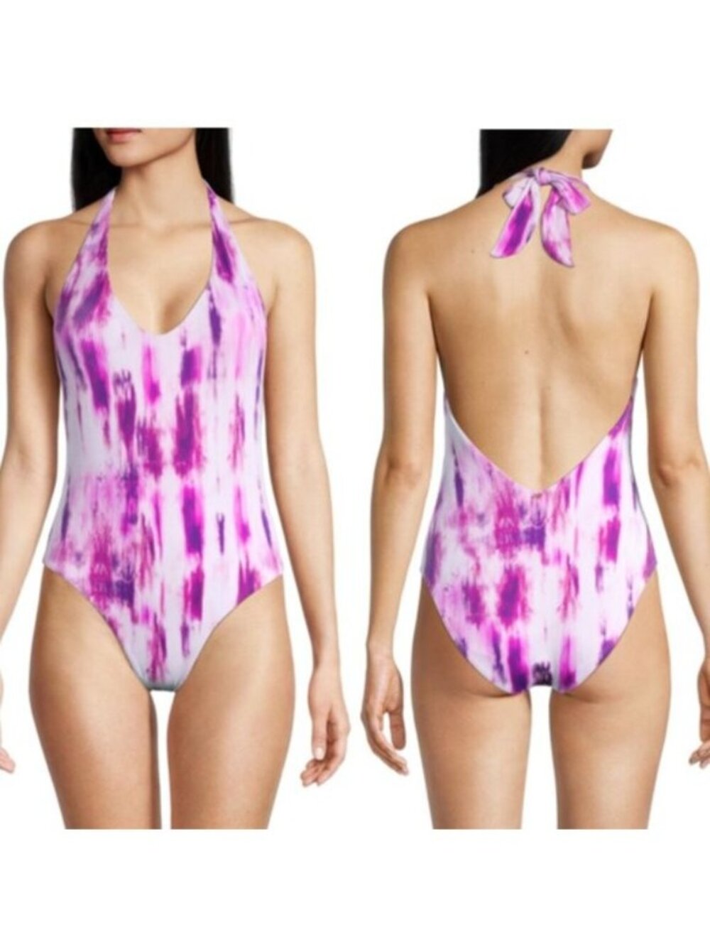 PilyQ Avery Halter One-Piece Swimsuit - S